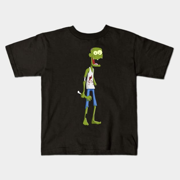 Happy Zombie Kids T-Shirt by amine01